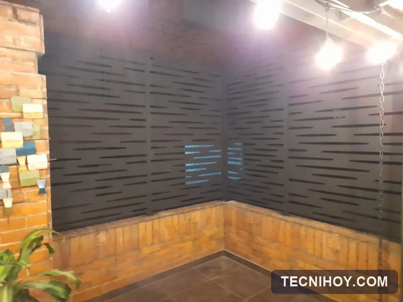 Cerramiento para terraza con diseño especial