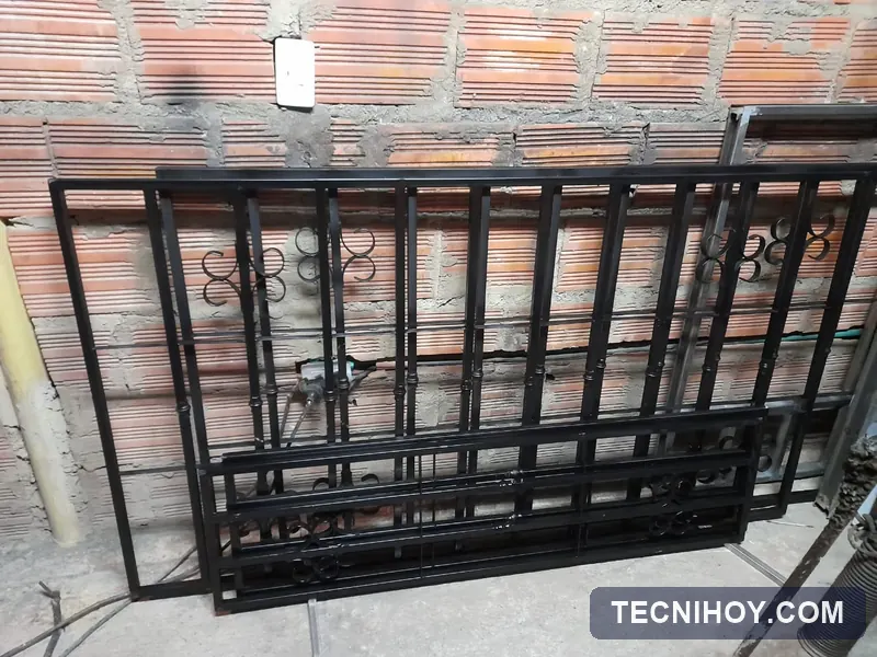 Reja de seguridad fabricada por ornamentadores a domicilio